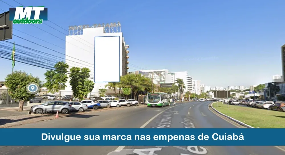 Divulgue sua marca nas empenas de Cuiabá