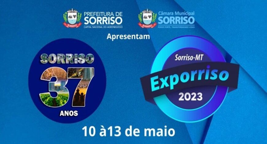 Exporriso 2023 – de 10 a 13 de maio em Sorriso