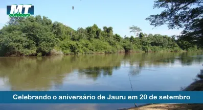 Ponto nº Celebrando o aniversário de Jauru em 20 de setembro